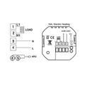 Комнатный термостат c сенсорным управлением TR9B-WIFI-WP (белый)