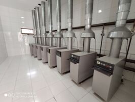 Проект с каскадным подключение напольных котлов BAXI SLIM